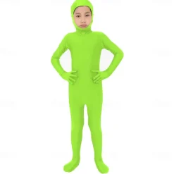 Jumpsuit Bodysuit Carnival Costume Full Body Suit Kings Day Men's Men Little Girl Anklet Cuff Charm N / A Lycra Spandex Costume for New Year Kids Kid's