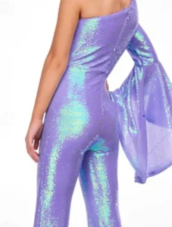 Jumpsuits Floor Length Flower Girl Dress Pageant & Performance Rainbow Unicorn Juniors Cute Prom Dress Sequined with Paillette Sparkle & Shine Disco Fit 3-16 Years dress to impress
