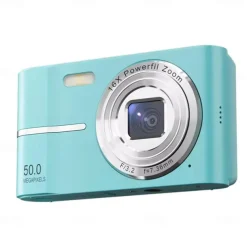 4K Digital Camera 50MP 16X Digital Zoom Camera 2.4-inch IPS Screen Face Detection Flash Camera Motion Detection Timer Camera