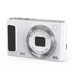 4K Digital Camera with 16x Digital Zoom Dual-Lens Autofocus Point and Shoot Camera Compact Camera for Travel