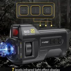 4K Digital Night Vision 300M Full-Dark Viewing Day Night Use 6X Zoom Support 36MP Resolution Photo Taking 4K Video Recording