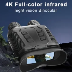4K Full-Color Infrared Night Vision Binoculars 36MP UHD Micro Light Enhanced 10X Optical 8X Digital Zoom CMOS Sensor for Hunting & Shooting Suitable for Valentine'S Day Christmas Gifts