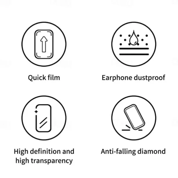 8K High End Tempered Glass For IPhone 15 14 13 12 11 Pro Max XS MAX X XR Screen Protector With Alignment Mounting Cover