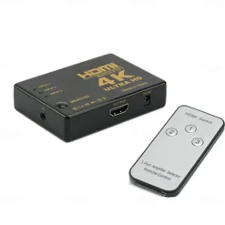 4K 2K 3x1 HDMI Cable Splitter HD 1080P Video Switcher Adapter 3 Input 1 Output Port HDMI Hub for Xbox PS4 DVD HDTV PC Laptop TV