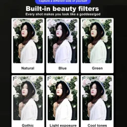 4K Retro Digital Camera Vlogging Camera WiFi with 2.4 LCD HD Screen 1080P 16X Compact Digital Zoom Camera Wide Angle Point and Shoot Camera