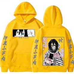 Kanroji Mitsuri Obanai Iguro Hoodie Anime Front Pocket Graphic For Couple's Men's Women's Adults' Hot Stamping Casual Daily