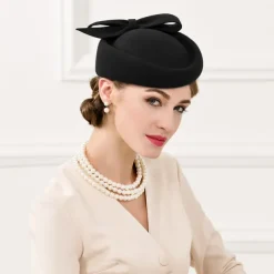 Kentucky Derby Hats Wool Wedding Special Occasion Vintage With Bowknot Headpiece Headwear Horse Race Melbourne Cup