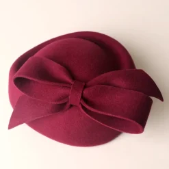 Kentucky Derby Hats Wool Wedding Special Occasion Vintage With Bowknot Headpiece Headwear Horse Race Melbourne Cup