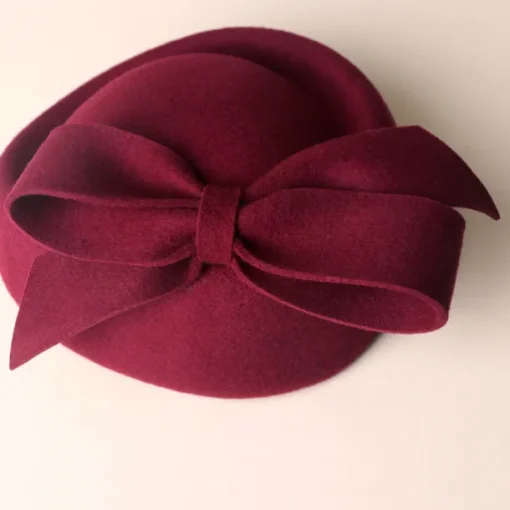 Kentucky Derby Hats Wool Wedding Special Occasion Vintage With Bowknot Headpiece Headwear Horse Race Melbourne Cup