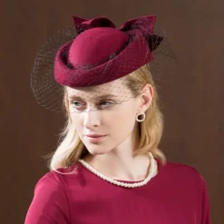 Kentucky Derby Hats Wool Wedding Special Occasion Vintage With Bowknot Headpiece Headwear Horse Race Melbourne Cup