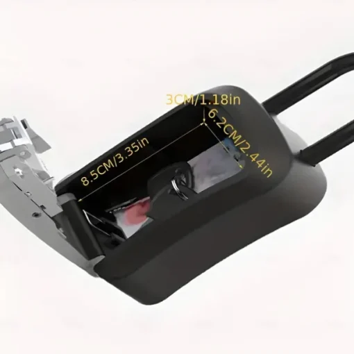 Key Storage Box Key Safe Key Lock Box Outdoor Waterproof 4-Digit Combination Key Storage Key Safe Outdoor Wall Mounted Hook