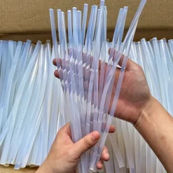 1KG Transparent and Super Sticky Hot Melt Adhesive Stick Environmentally Friendly and Odorless Heat Capacity Adhesive Stick Adhesive Strip 7*200MM