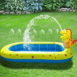 Kiddie Pool Evajoy Inflatable Kids Pool Summer Water Party Inflatable Pool for Backyard & Garden 27.5*40.5*25.5 inch