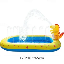 Kiddie Pool Evajoy Inflatable Kids Pool Summer Water Party Inflatable Pool for Backyard & Garden 27.5*40.5*25.5 inch