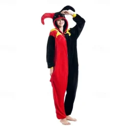Kid's Adults' Animal Cartoon Group Costume Nightwear Onesie Pajamas Carnival Costume Animal Clown Onesie Pajamas Kigurumi Pajamas Cute For Men and Women Boys and Girls Christmas Carnival New Year