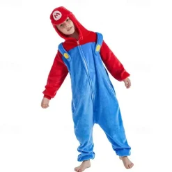 Kid's Adults' Animal Cartoon Group Costume Nightwear Onesie Pajamas Carnival Costume Animal Clown Onesie Pajamas Kigurumi Pajamas Cute For Men and Women Boys and Girls Christmas Carnival New Year