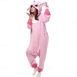 Kid's Adults' Animal Group Costume Onesie Costume Carnival Costume Cartoon Blue Monster Onesie Pajamas Kigurumi Pajamas Charm Funny Costume For Men's Women's Boys Carnival Cartoon