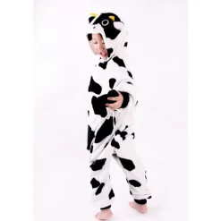 Kid's Animal Nightwear Camouflage Onesie Costume Carnival Costume Milk Cow Onesie Pajamas Kigurumi Pajamas Pajamas Funny Costume For Boys and Girls Carnival Cartoon