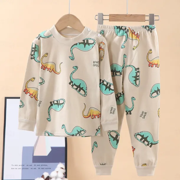 Kids Boys' 2 Pieces Sweatshirt & Sweatpants Set Long Sleeve children's crocodile underwear glasses children's square underwear big boy underwear rocket Animal Cartoon Summer Spring Daily Home 7-13