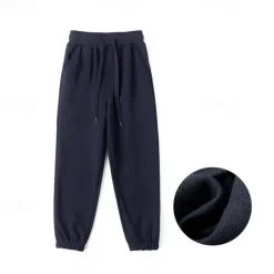Kids Boys Pants Trousers Solid Color Soft Pants Outdoor Cotton Adorable Daily Ash flecking gray Color blue