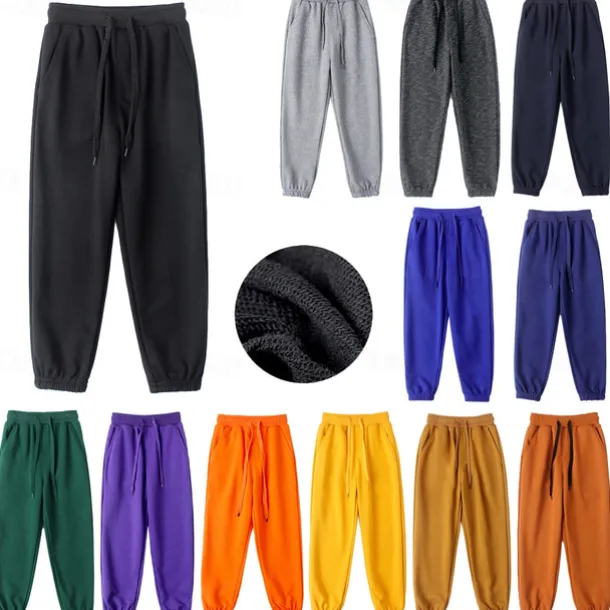 Kids Boys Pants Trousers Solid Color Soft Pants Outdoor Cotton Adorable Daily Ash flecking gray Color blue