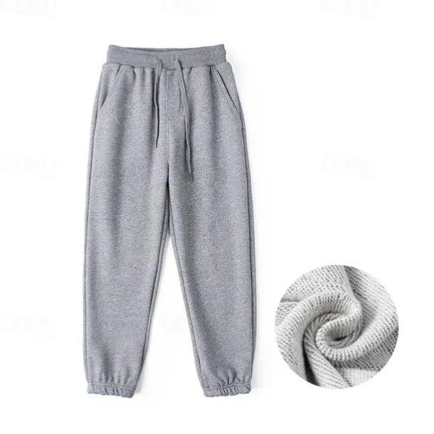Kids Boys Pants Trousers Solid Color Soft Pants Outdoor Cotton Adorable Daily Ash flecking gray Color blue