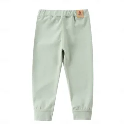 Kids Boys Pants Trousers Solid Color Keep Warm Pants Outdoor Cotton Fashion Daily Yellow Pink Blue Mid Waist