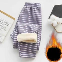 Kids Boys Pants Trousers Stripe Keep Warm Pants Casual Cotton Basic Blue Grey Black White Mid Waist