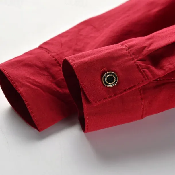 Kids Boys Shirts Solid Color Long Sleeve Patchwork Outdoor Fashion Light Green Spring & Fall Clothes 3-7 Years