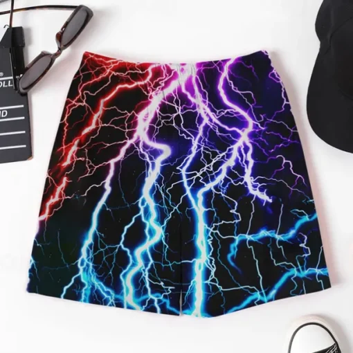 Kids Boys Shorts Graphic Breathable Soft Comfort Shorts Outdoor Sports Fashion Daily Blue Mid Waist