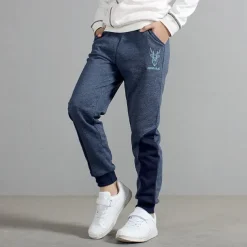 Kids Boys Sweatpants Trousers Cartoon Letter Pants Outdoor Cotton Daily Dark Gray Navy Blue Grey / Winter / Fall