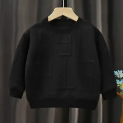 Kids Boys Sweatshirt Letter Long Sleeve Crewneck Fall Winter Sports Fashion Daily Polyester Outdoor Casual