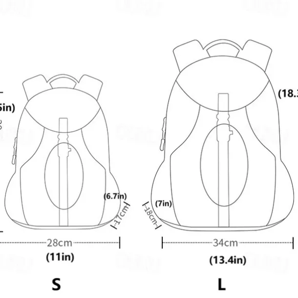Kids' Colorful School Backpacks – Lightweight Cartoon-Style Bookbags for Boys and Girls with Front Buckle and Side Pockets