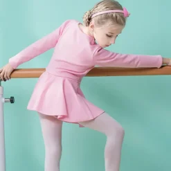 Kids' Dancewear Ballet Activewear Top Solid Girls' Training Performance Long Sleeve High Cotton Blend