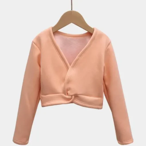 Kids' Dancewear Ballet Activewear Top Solid Girls' Training Performance Long Sleeve High Cotton Blend