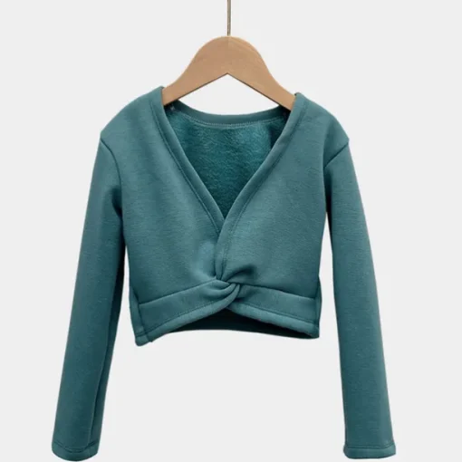 Kids' Dancewear Ballet Activewear Top Solid Girls' Training Performance Long Sleeve High Cotton Blend