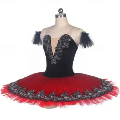 Kids' Dancewear Ballet Dress Ruffle Girls' Performance Sleeveless Natural Elastane