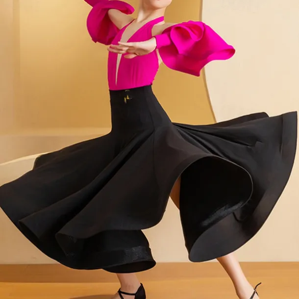 Kids' Dancewear Skirts Splicing Girls' Performance Daily Wear Sleeveless Natural Lycra