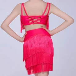 Kids' Dancewear Skirts Tassel Girls' Performance Daily Wear Sleeveless Natural Elastane