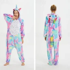 Kid's Fashion Nightwear Camouflage Onesie Costume Unicorn Flying Horse Onesie Pajamas Kigurumi Pajamas Funny Costume For Boys and Girls Carnival Cartoon