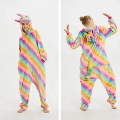 Kid's Fashion Nightwear Camouflage Onesie Costume Unicorn Flying Horse Onesie Pajamas Kigurumi Pajamas Funny Costume For Boys and Girls Carnival Cartoon