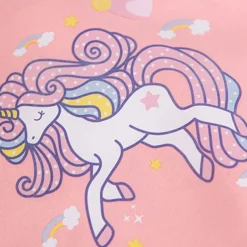 Kids Girls' Baseball Jacket Unicorn Active Button School Coat Outerwear 3-12 Years Fall Black Pink Blue