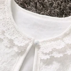 Kids Girls' Cardigan Solid Color School Long Sleeve Button Active Cotton 4 years+ Spring Red plus velvet White plus velvet Black