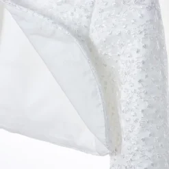 Kids Girls' Cardigans Solid Color Fashion Rivet Performance First Communion Dress For Girls Outerwear 3-13 Years Summer White