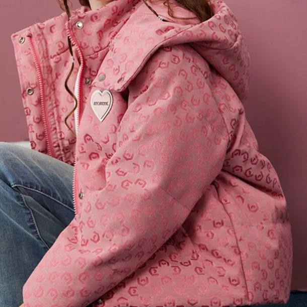 Kids Girls' Coat Graphic Streetwear Patchwork Vacation Coat Outerwear 4-12 Years Fall Pink