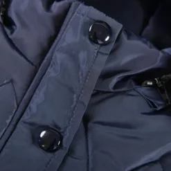 Kids Girls' Down Coat Kids Puffer Jacket Active Pocket School Coat Outerwear 4-12 Years Winter Deep red Black Navy Blue