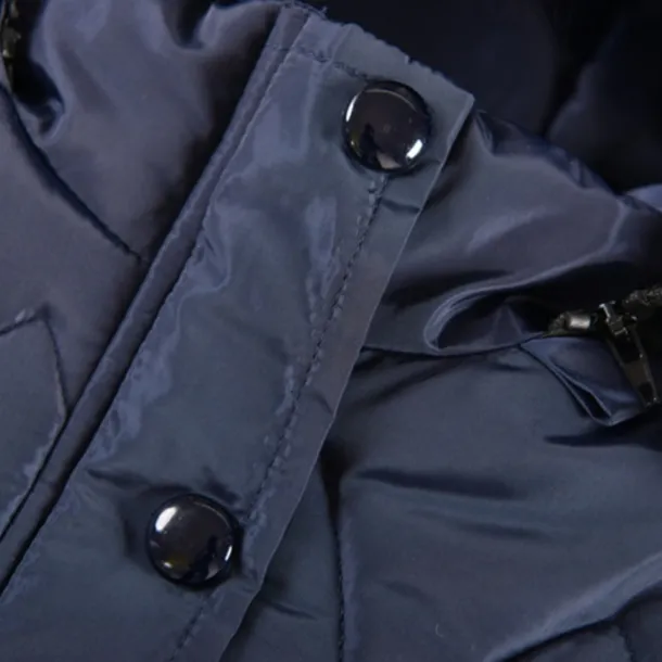 Kids Girls' Down Coat Kids Puffer Jacket Active Pocket School Coat Outerwear 4-12 Years Winter Deep red Black Navy Blue