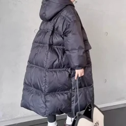 Kids Girls' Down Coat Solid Color Fashion Pocket School Coat Outerwear 4-12 Years Fall Black Purple