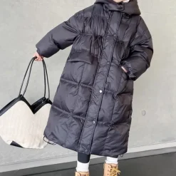 Kids Girls' Down Coat Solid Color Fashion Pocket School Coat Outerwear 4-12 Years Fall Black Purple