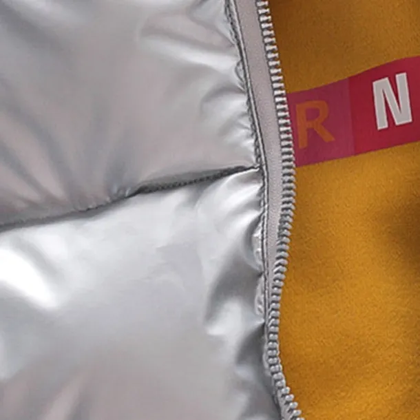 Kids Girls' Down Jacket Vest Coat Puffer Jacket Long Sleeve Black Silver Champagne Kids Puffer Jacket Solid Color Fall Winter Fashion School 7-13 Years